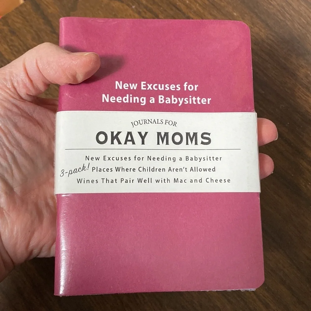 Pocket Size Journals WHISKEY RIVER SOAP Co. “OKAY MOMS” 3 Note Pads NWOT Sealed